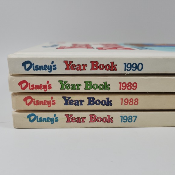 Disney's Wonderful World of Reading Year Book 1987-1990 80s 90s Lot‎ Of 4 VTG - Picture 11 of 13